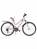 Велосипед STELS 26' рама женская, алюминий, MISS-6100 белый/серый/красный, 21 ск., 17,5'